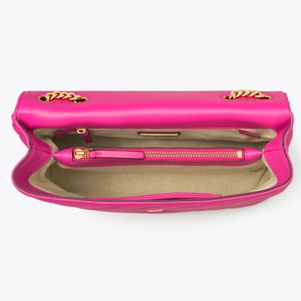 💗New Tory Burch CHEVRON CONVERTIBLE SHOULDER BAG - Picture 2 of 8